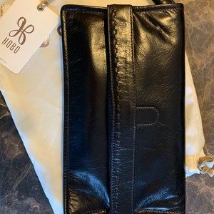 HOBO Black Leather clutch